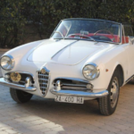 Alfa Romeo Giulietta Spider - 1959 - bianco Vintage tour Lago di Garda