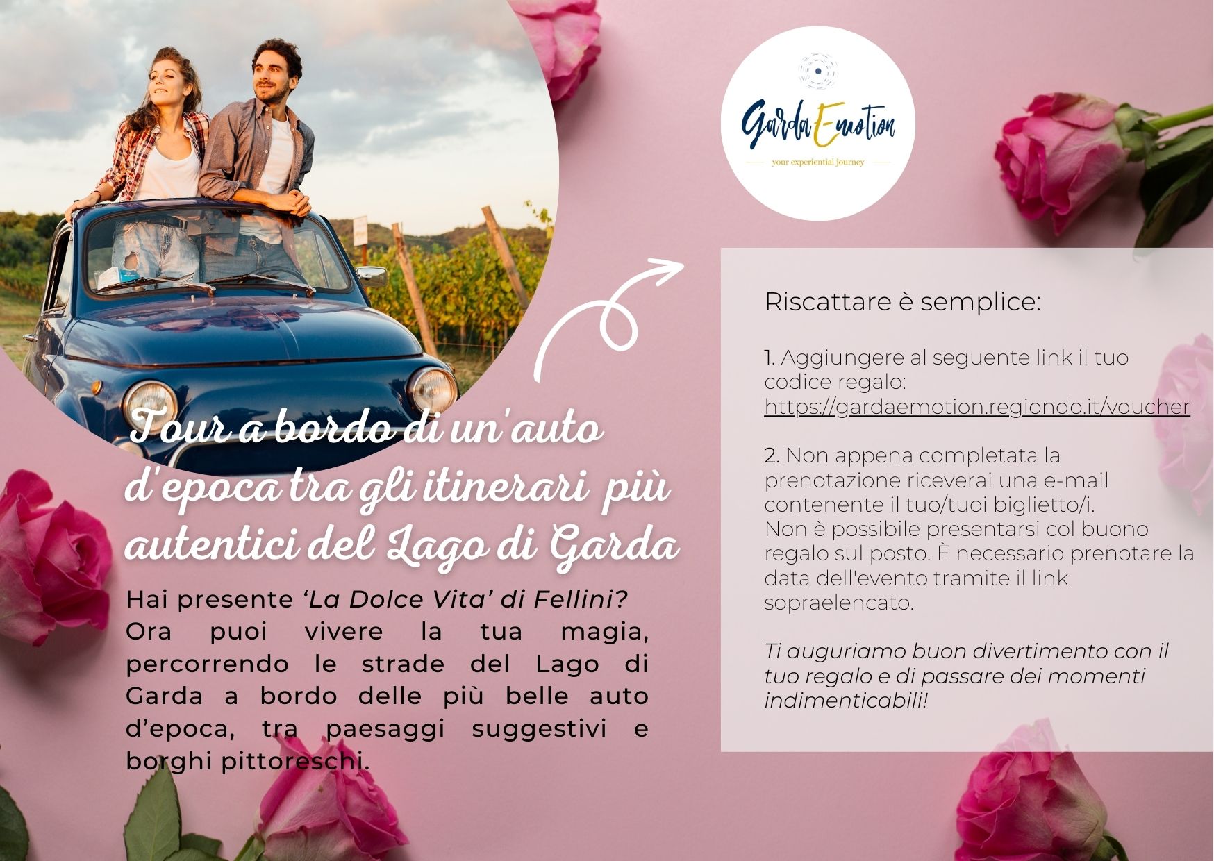 Voucher Regalo Garda E-motion 2023